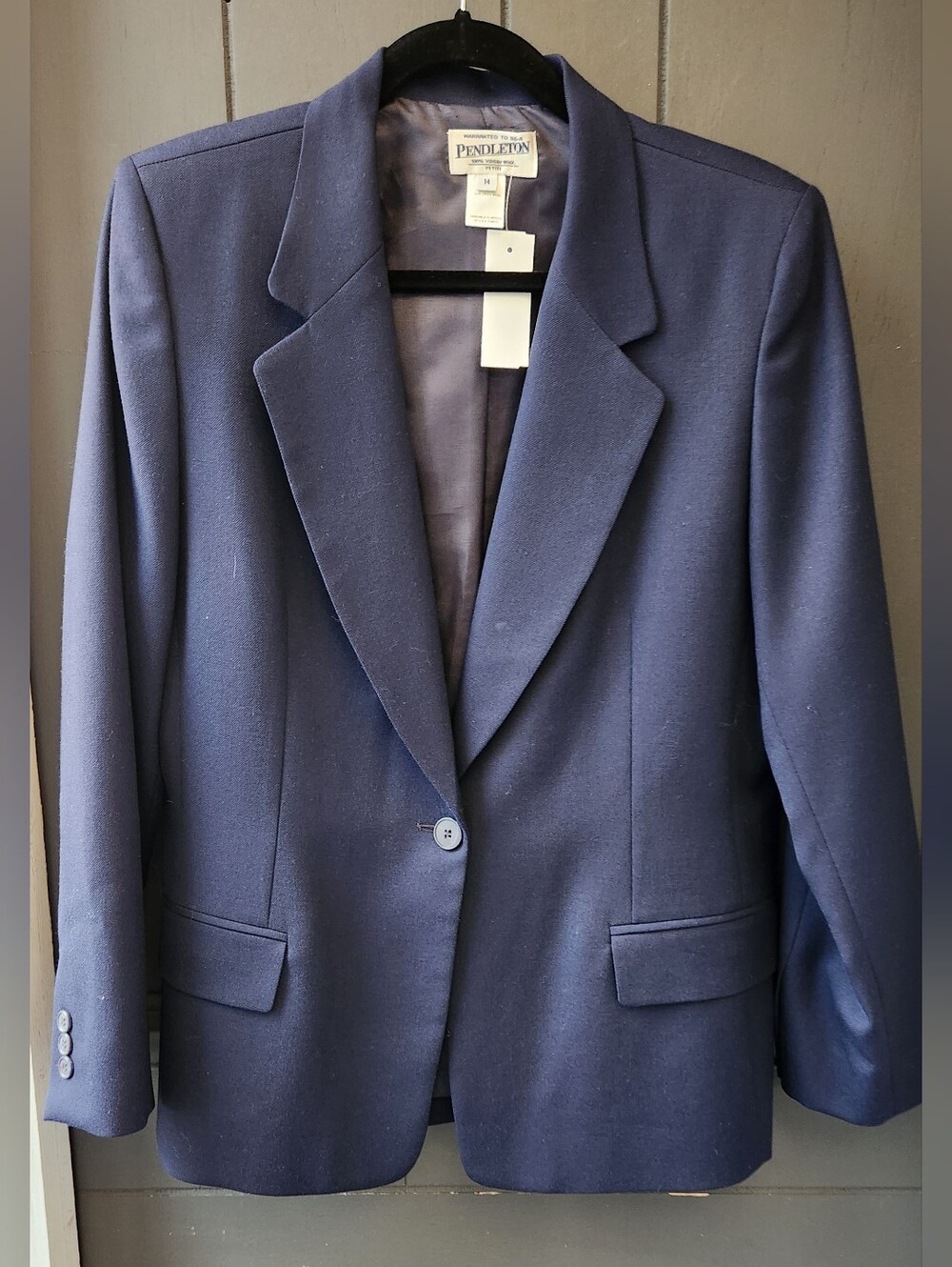 Pendelton vintage Virgin Wool Blazer